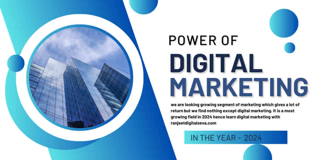 power of digital marketing in 2024 and its benefits to people